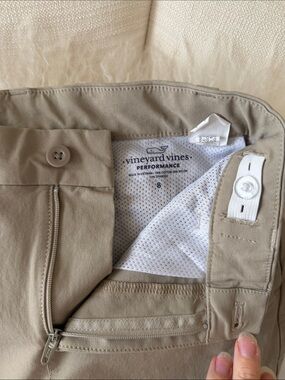 Vineyard Vines Boy’s Performance Khaki Chinos - Light Tan